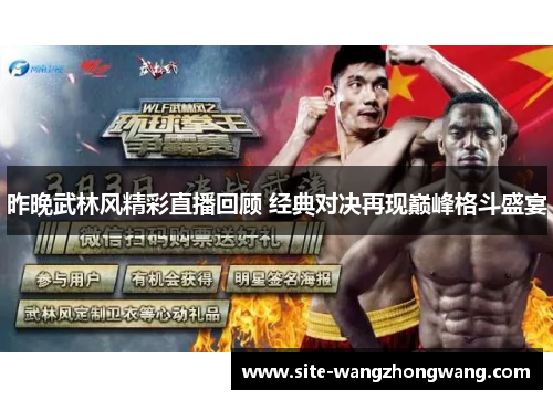 昨晚武林风精彩直播回顾 经典对决再现巅峰格斗盛宴